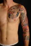 japanese tats on chest